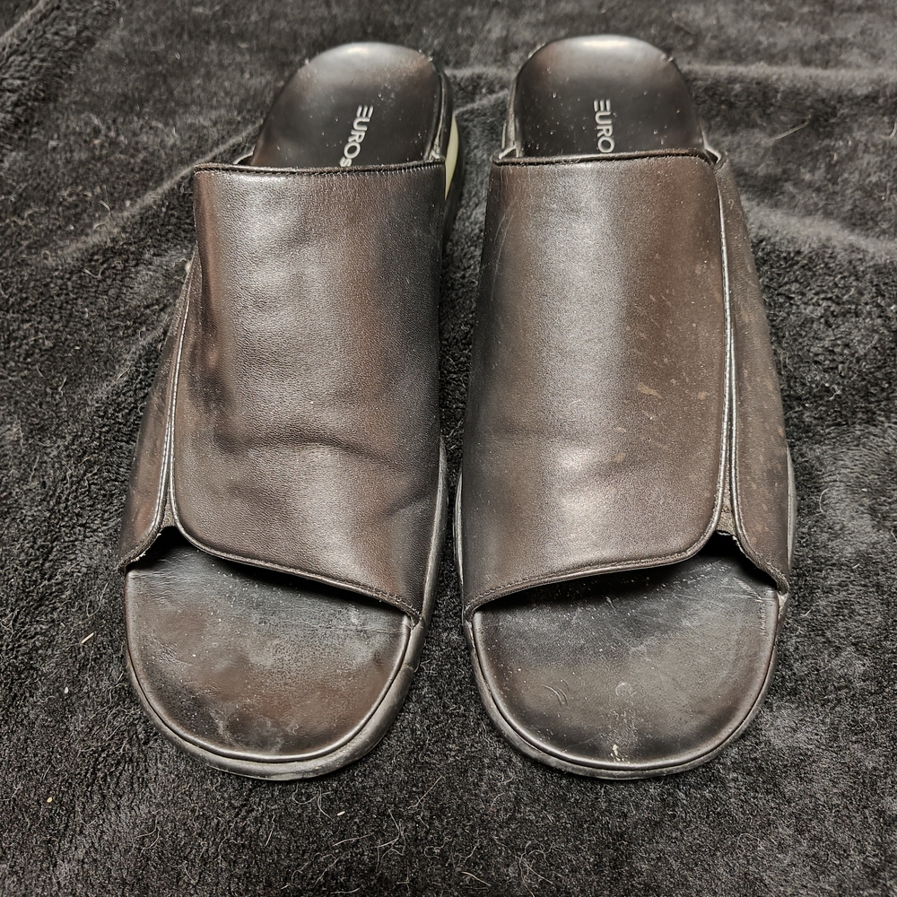Aldo Women's Black Leather Mules